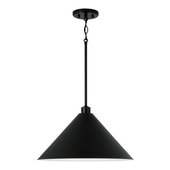 Capital Lighting 351311 Alden 18" Wide Pendant - Black