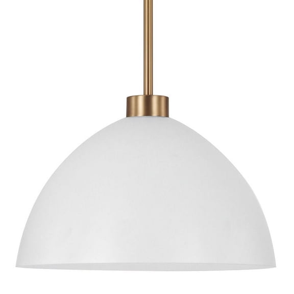 Capital Lighting 352011 Ross 13" Wide Pendant - White