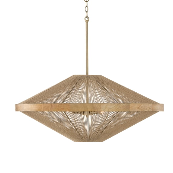 Capital Lighting 352842MA Maya 4 Light 31" Wide Pendant - Brass