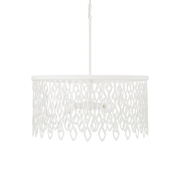 Capital Lighting 352941WE Phoebe 4 Light 24" Wide Pendant - White