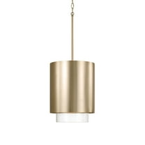 Capital Lighting 353011 Weller 12" Wide Pendant - Brass