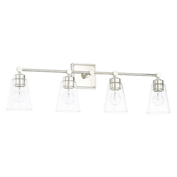 Capital Lighting - 4 Light Transitional Bath Vanity Approved for Damp Locations