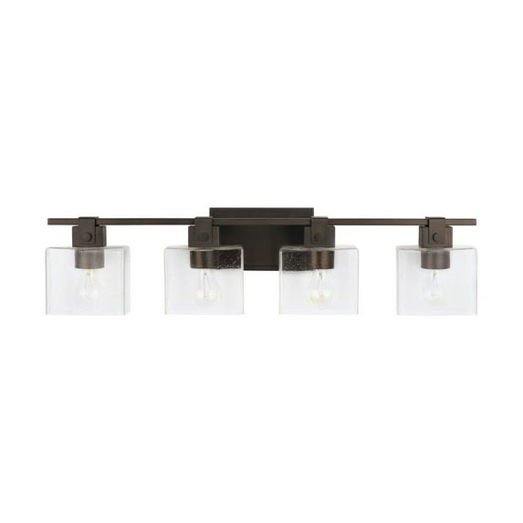 Capital Lighting - 4 Light Urban/Industrial Bath Vanity Approved for Damp