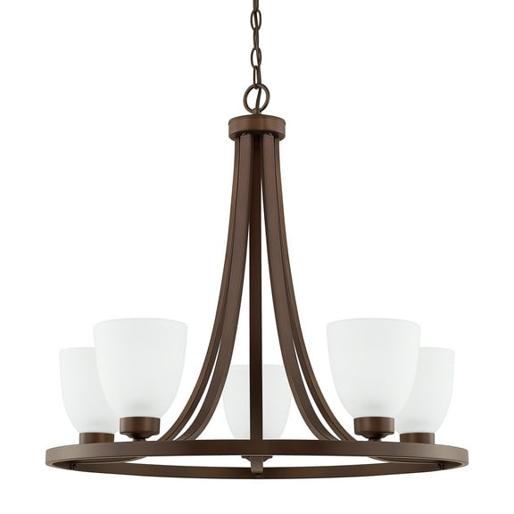 Capital Lighting 414351-333 Jameson 5 Light 26" Wide Ring Chandelier - Bronze