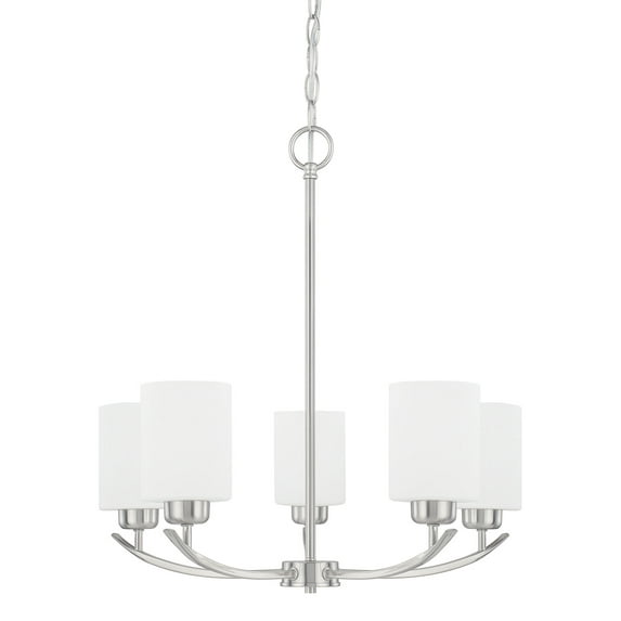 Capital Lighting 415251-338 Dixon 5 Light 23" Wide Chandelier - Nickel
