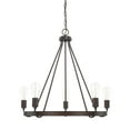 thumbnail image 1 of Capital Lighting 420061 Tanner 5 Light 27" Wide Chandelier - Bronze, 1 of 5