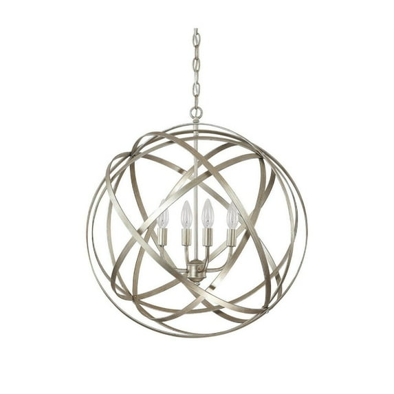 Capital Lighting 4234WG Axis 4-Light Pendant, Winter Gold Finish