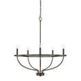 thumbnail image 1 of Capital Lighting 428551 Greyson 5 Light 29" Wide Taper Candle Chandelier - Bronze, 1 of 7