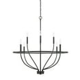 thumbnail image 1 of Capital Lighting 428581 Greyson 8 Light 34" Wide Taper Candle Chandelier - Black, 1 of 2