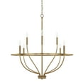 thumbnail image 1 of Capital Lighting 428581AD Greyson 8 Light 34" Wide Taper Candle Chandelier - Brass, 1 of 7