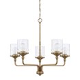 thumbnail image 1 of Capital Lighting 428851-451 Colton 5 Light 28" Wide Chandelier - Brass, 1 of 1