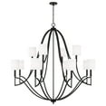 thumbnail image 1 of Capital Lighting 442301-701 Sylvia 12 Light 54" Wide Pillar Candle Chandelier - Black, 1 of 9