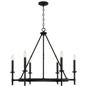 6 Light Chandelier In Transitional Style-28.5 Inches Tall And 33.25 Inches Wide     -Traditional Installation Capital Lighting 445261Ih