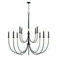 thumbnail image 1 of 12 Light Chandelier In Transitional Style-52.75 Inches Tall And 54 Inches Wide     -Traditional Installation Capital Lighting 445601Kb, 1 of 5