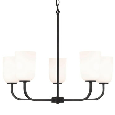 Capital Lighting 448851-542 Lawson 5 Light 26" Wide Chandelier - Black
