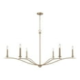 thumbnail image 1 of 6 Light Chandelier-29.25 Inches Tall And 57 Inches Wide-Matte Brass Finish Capital Lighting 450661Ma, 1 of 7
