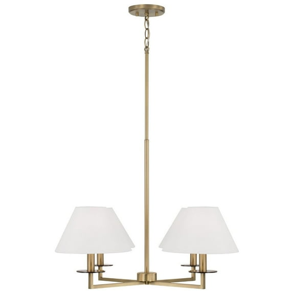 Capital Lighting 452241 Gilda 4 Light 30" Wide Chandelier - Brass