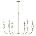 thumbnail image 1 of Capital Lighting 452563 Cohen 6 Light 44" Wide Taper Candle Style Chandelier - Mystic, 1 of 5