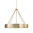 thumbnail image 1 of Capital Lighting 453041 Weller 4 Light 28" Wide Ring Chandelier - Brass, 1 of 7