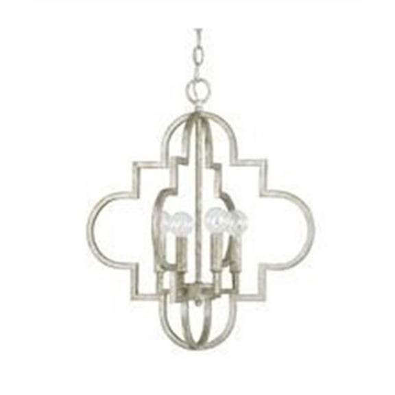 Capital Lighting 4541AS 4 Light Pendant Antique Silver