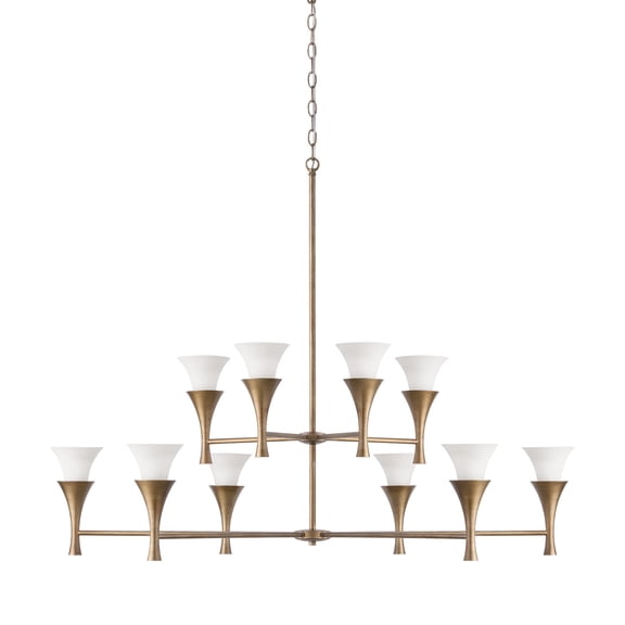 Capital Lighting 455701 Nola 10 Light 48" Wide Candle Style Chandelier - Mystic Luster