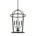 thumbnail image 1 of Capital Lighting 528541 Greyson 4 Light 16" Wide Taper Candle Pendant - Black, 1 of 6