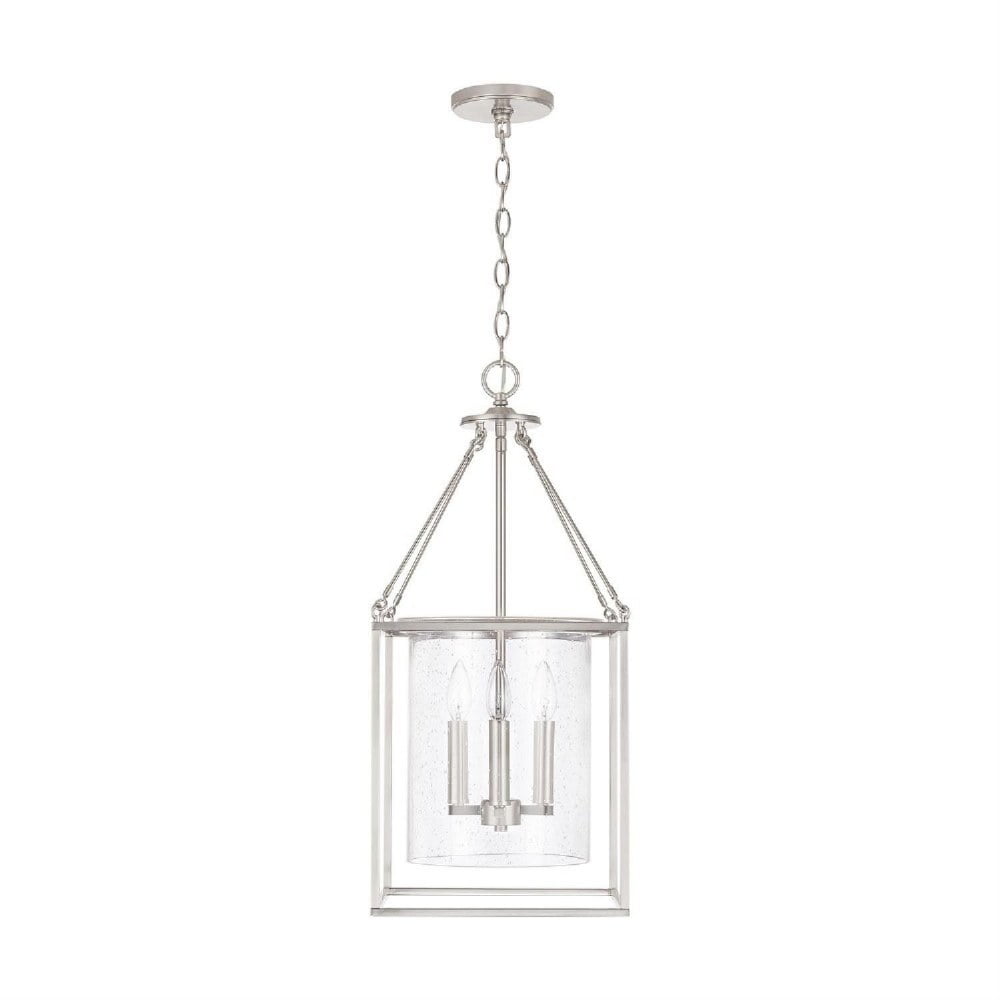 26.5 Inch 4 Light Pendant In Transitional Style 11.75 High By 26.5 Wide-Brushed Nickel Finish Capital Lighting 532843Bn