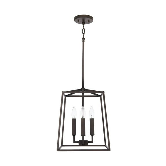 12 Inch 4 Light Foyer In Transitional Style 12 High By 15 Wide-Oil Rubbed Bronze Finish Capital Lighting 537641Or