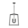 thumbnail image 1 of 4 Light Open Cage Foyer In Transitional Style 20 Inches Tall And 16 Inches Wide-Matte Black Finish Capital Lighting 537642Mb, 1 of 10