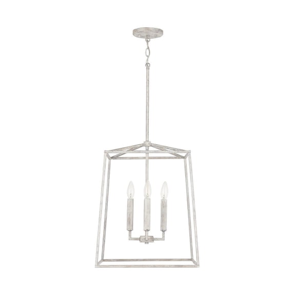 4 Light Open Cage Foyer In Transitional Style 20 Inches Tall And 16 Inches Wide-Mystic Sand Finish Capital Lighting 537642Ms