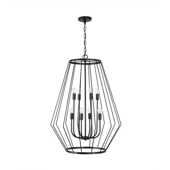 8 Light Foyer In Modern Style 24.75 High By 35 Wide -Traditional Installation Capital Lighting 538881Mb