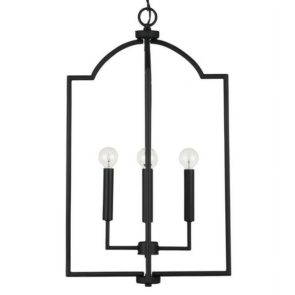 Capital Lighting 539341 Carter 4 Light 16" Wide Pendant - Black