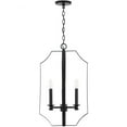 thumbnail image 1 of Capital Lighting 540942 Myles 4 Light 15" Wide Taper Candle Pendant - Black, 1 of 5