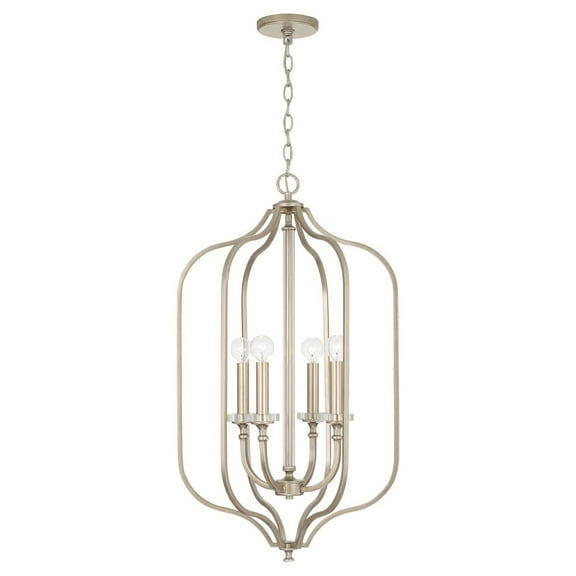 4 Light Foyer In Transitional Style-31.75 Inches Tall And 18 Inches Wide     -Traditional Installation Capital Lighting 544841Bs