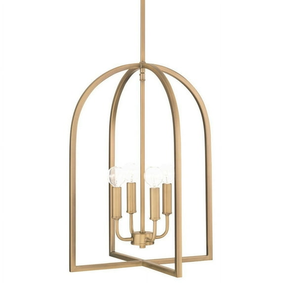 Capital Lighting 548841 Lawson 4 Light 16" Wide Multi Light Pendant - Brass