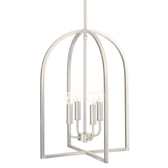 Capital Lighting 548841BN Lawson 4 Light 16" Wide Multi Light Pendant - Nickel