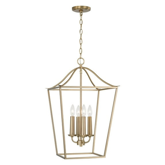 4 Light Foyer-25.5 Inches Tall And 15.75 Inches Wide-Matte Brass Finish Capital Lighting 550641Ma