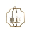 thumbnail image 1 of 6 Light Foyer In Transitional Style 27.75 High By 30.5 Wide-Aged Brass Finish    -Traditional Installation Capital Lighting 526161Ad, 1 of 5