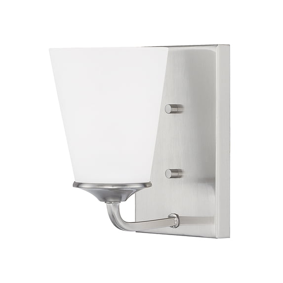 Capital Lighting 614111-331 Braylon 8" Tall Bathroom Sconce - Nickel