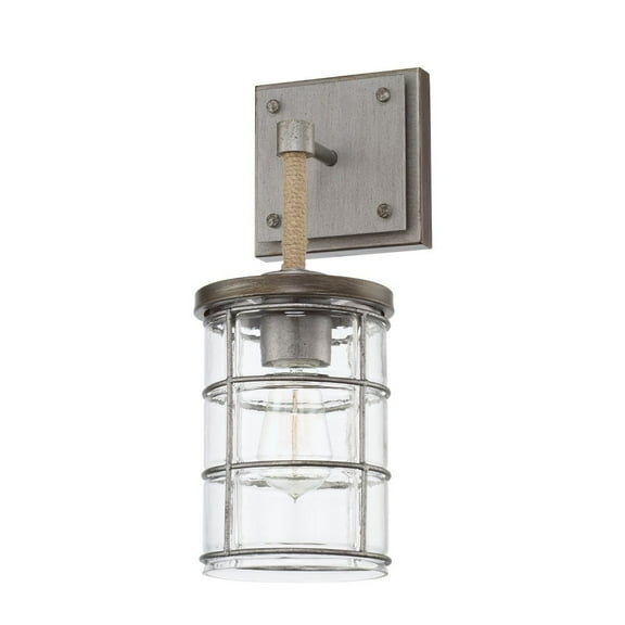 1 Light Wall Sconce In Industrial Style 6 High By 15.75 Wide Capital Lighting 629411Ug-439