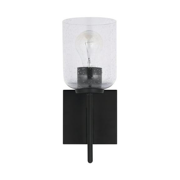 Capital Lighting 639311-500 Carter 13" Tall Bathroom Sconce - Black