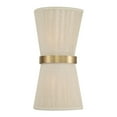 thumbnail image 1 of Capital Lighting 641221 Cecilia 2 Light Sconce - Bleached Natural Rope / Patinaed Brass, 1 of 7