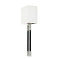thumbnail image 1 of 1 Light Wall Sconce In Modern Style-19 Inches Tall And 5.5 Inches Wide-Polished Nickel/Black Finish Capital Lighting 644711Nk, 1 of 7