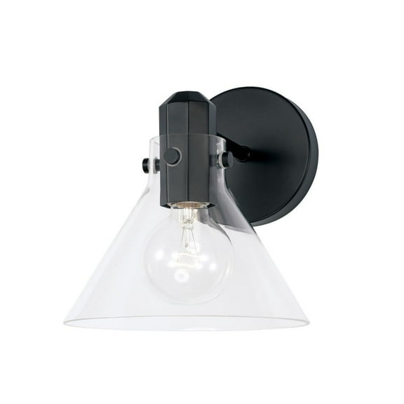 1 Light Wall Sconce In Modern Style-9 Inches Tall And 8 Inches Wide-Matte Black Finish Capital Lighting 645811Mb-528