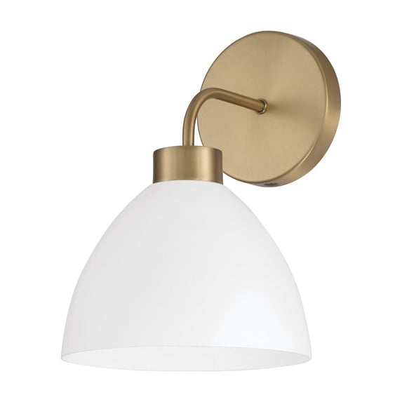 Capital Lighting 652011AW Ross 11" Tall Bathroom Sconce - White
