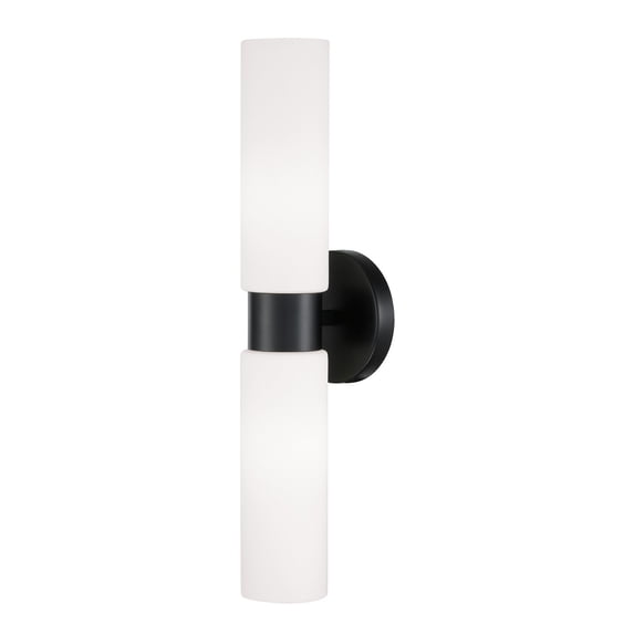 Capital Lighting 652621MB Theo 2 Light 5" Wide Bath Bar - Black
