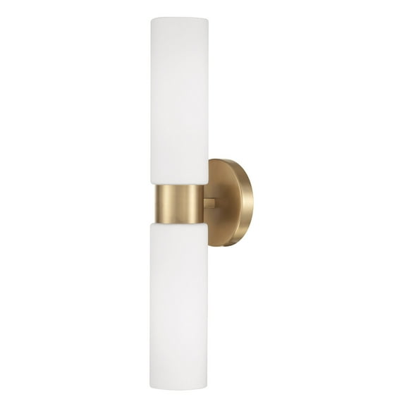 Capital Lighting 652621 Theo 2 Light 5" Wide Bath Bar - Brass