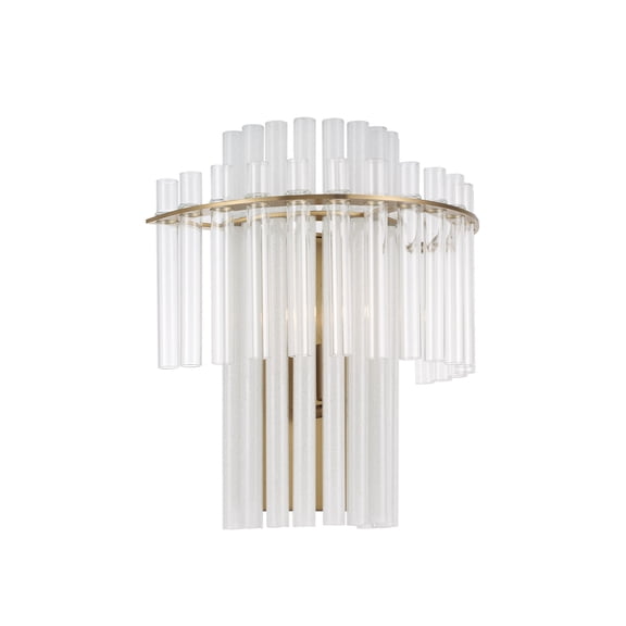 Capital Lighting 658711AD Blair 14" Tall Wall Sconce - Brass