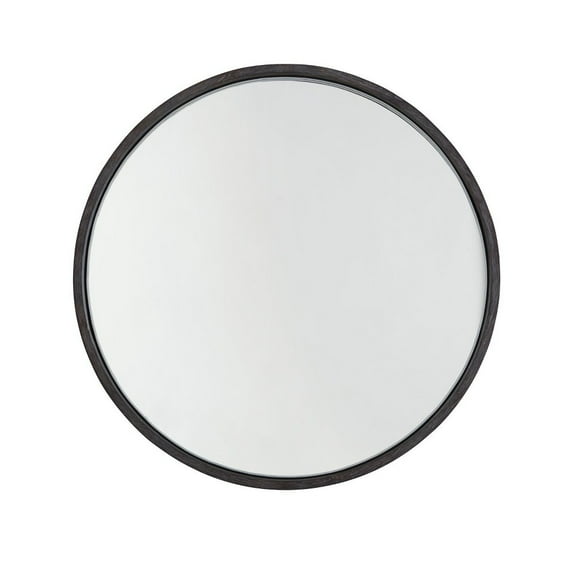 Capital Lighting 735801Mm 31" Diameter Circular Metal Framed Bathroom Mirror - Carbon Grey