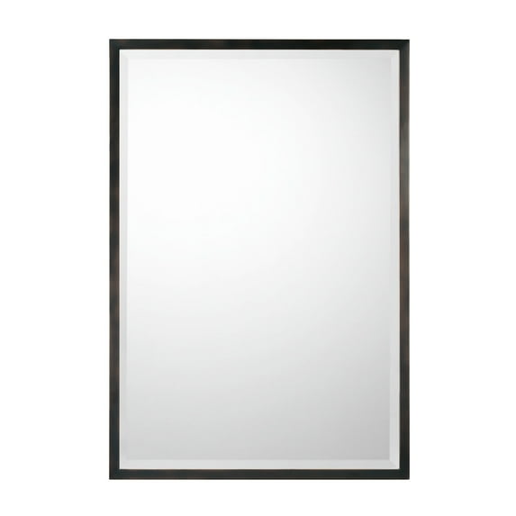 Capital Lighting 736104Mm 26" W X 38" H Rectangular Metal Framed Bathroom Mirror - Black